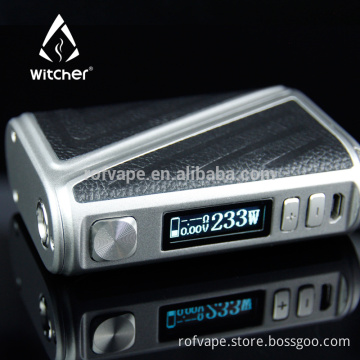 2017 Rofvape High End Calfskin 233w Warlock Z-Box 233 Box Mod vape mods 2017